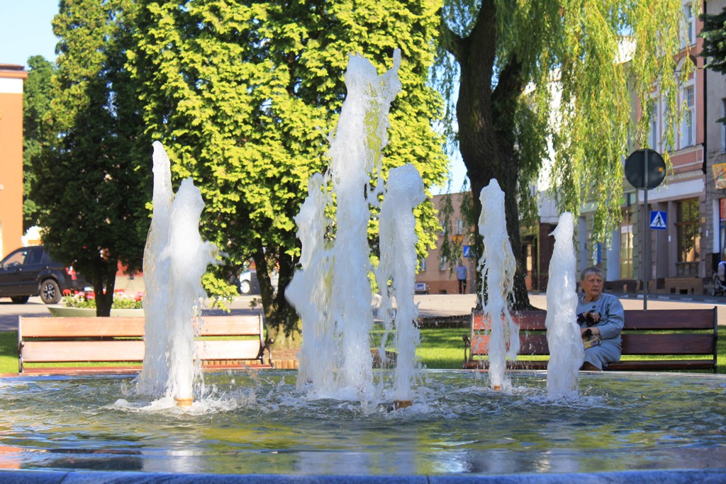 Fontanna na Placu Hallera